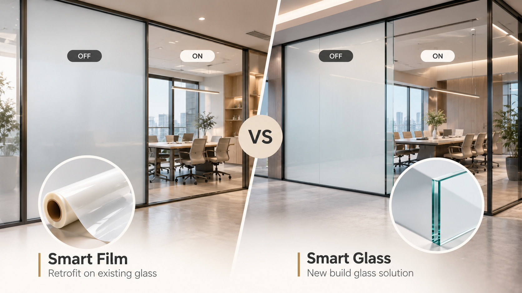 Smart Film vs Smart Glass: Which Should You Choose?